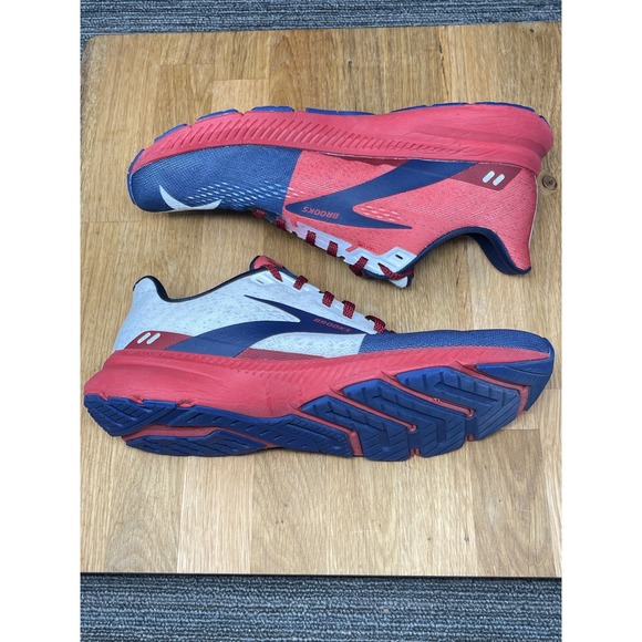 Brooks Launch 8 Running Shoes Men 8 Red White Blue USA Stars Patriotic Sneakers main image 8